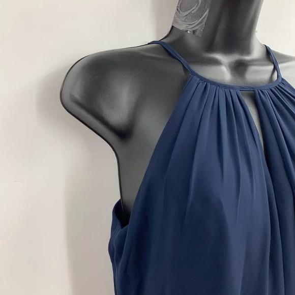 Levkoff Woman's A-line Floor-Length Chiffon Formal Bridesmaid Dress Size 4 - Picture 5 of 13